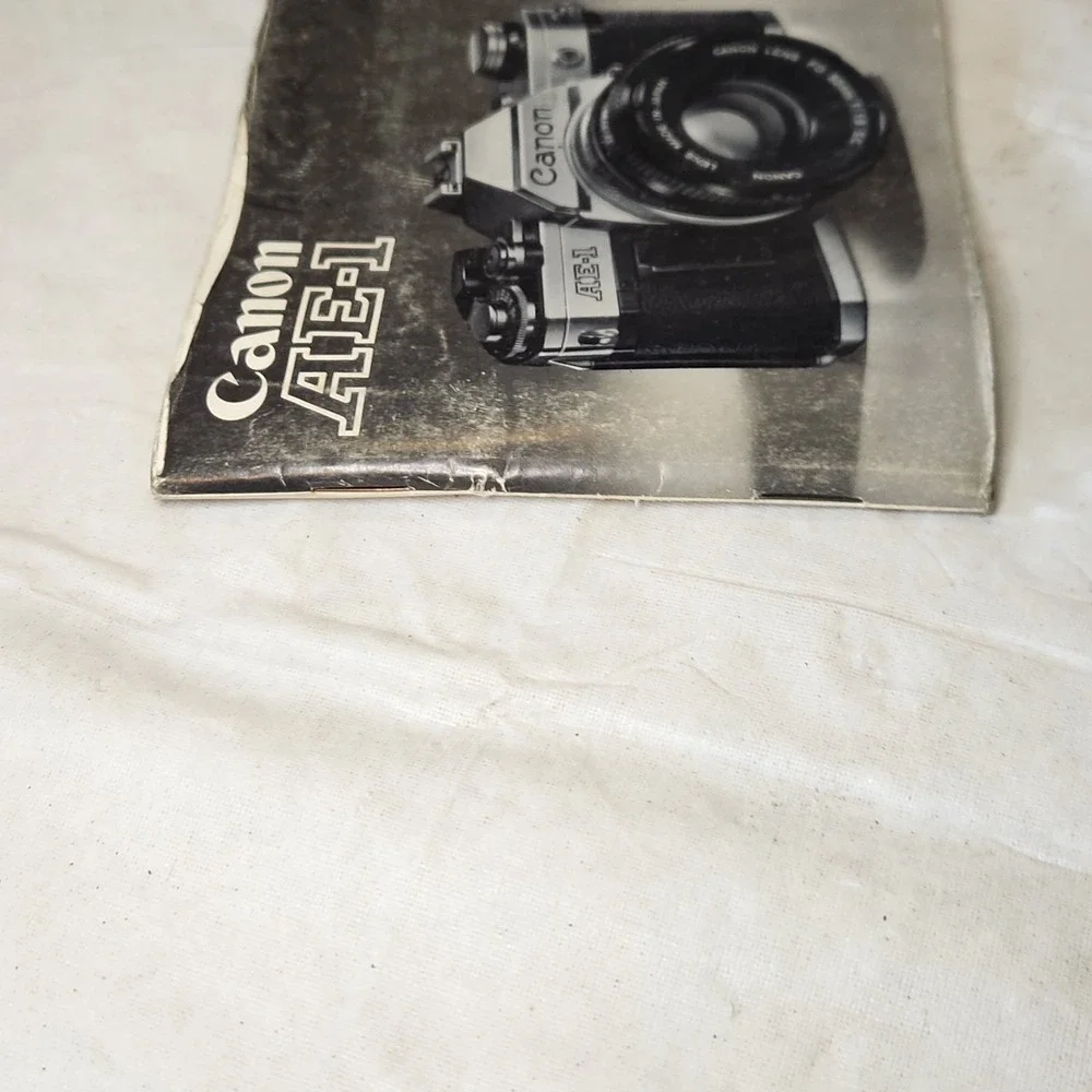 Canon AE-1 AE1 35mm FILM camera instruction owner's manual guide vintage